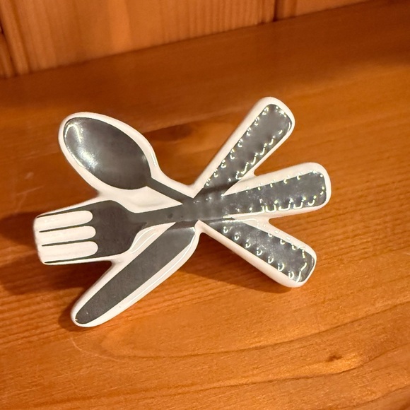 Nora Fleming Other - Nora Fleming Metallic Gray Cutlery Tile